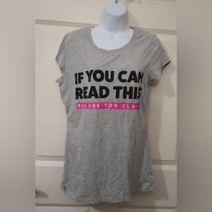Funny captioned t shirt